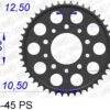 AFAM Tandwiel Achterzijde Aluminium 45T PS - 525 -Motoraccessoires 11504 45 20ps f59c