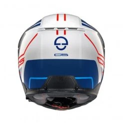 Schuberth C5 Master Motorhelm 9 Schuberth C5 Master Motorhelm -Motoraccessoires C5 master wit blauw achterzijde 7b10