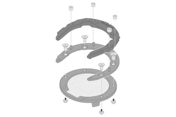 SW-Motech Tankring Pro BMW R1200R (07-08) 3 SW-Motech Tankring Pro BMW R1200R (07-08)