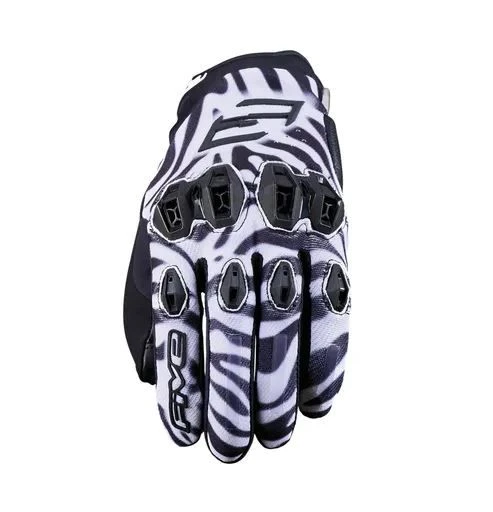 Five Stunt Evo 2 Woman Zebra Motorhandschoenen 4 Five Stunt Evo 2 Woman Zebra Motorhandschoenen - Afbeelding 2