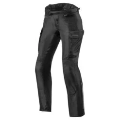 Rev'it Outback 3 Ladies Motorbroek -Motoraccessoires outback 3 ladies zwart voorzijde 4afb