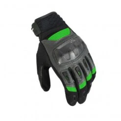 Macna Rime Motorhandschoenen 5 Macna Rime Motorhandschoenen -Motoraccessoires rime zwart groen voorzijde 7e75