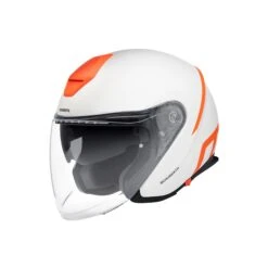 Schuberth M1 Pro Strike Motorhelm -Motoraccessoires schuberth m1 pro strike wit oranje 1 b65b